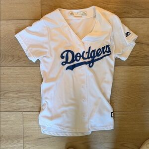 White and Blue Dodgers Jersey